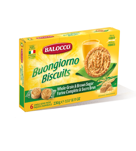 Bánh quy Balocco ngũ cốc đường nâu 230g